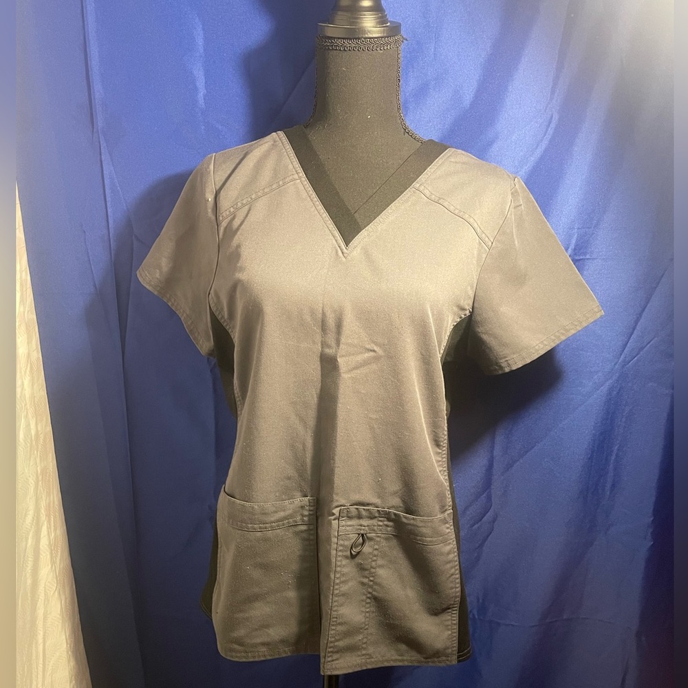 Grey scrub top